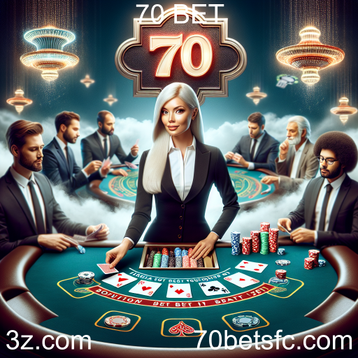 Experimente a Emoção dos Jogos 'Ao Vivo' no 70 BET